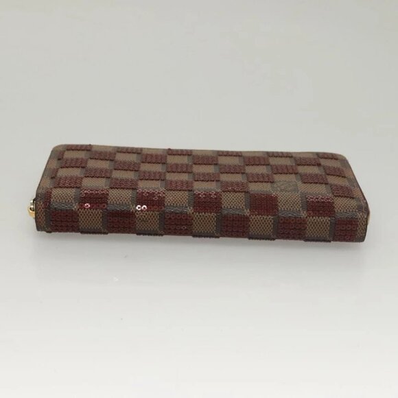 LOUIS VUITTON Damie Payette Zippy Wallet Long Wallet Red - Picture 3 of 14